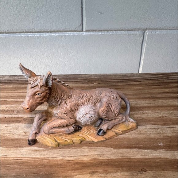 Fontanini Nativity Donkey Figurine Hand-Painted Italian Collectible 33 - Picture 1 of 7